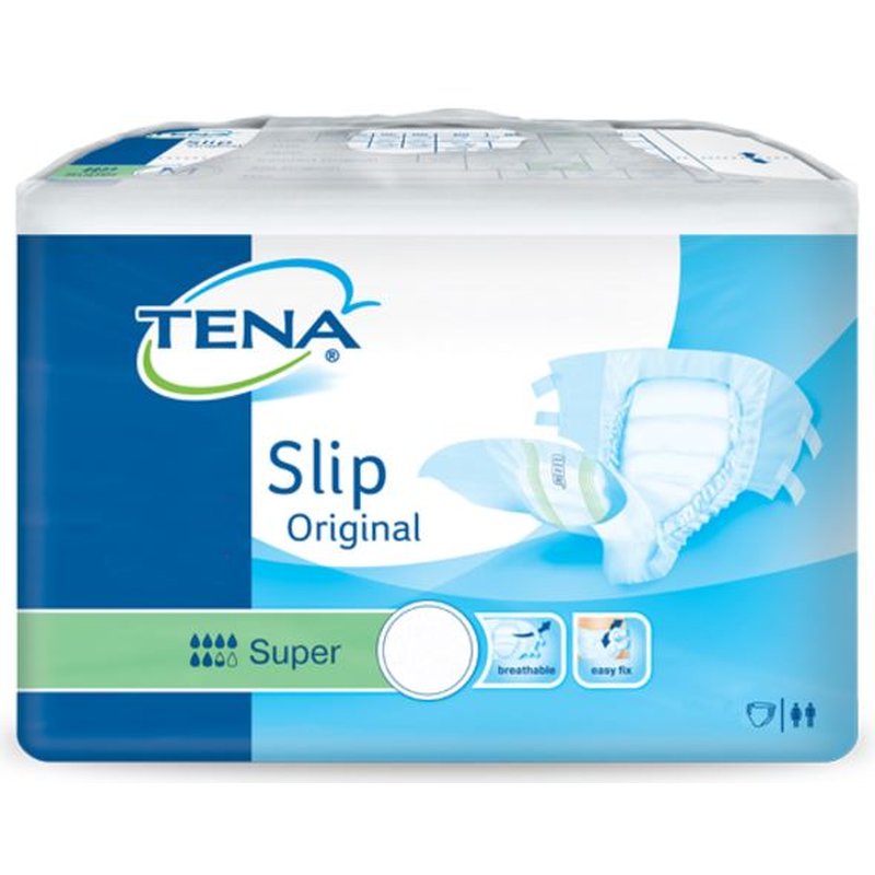 Tena Slip Original Super - L (92 - 144 cm) - mit Folie