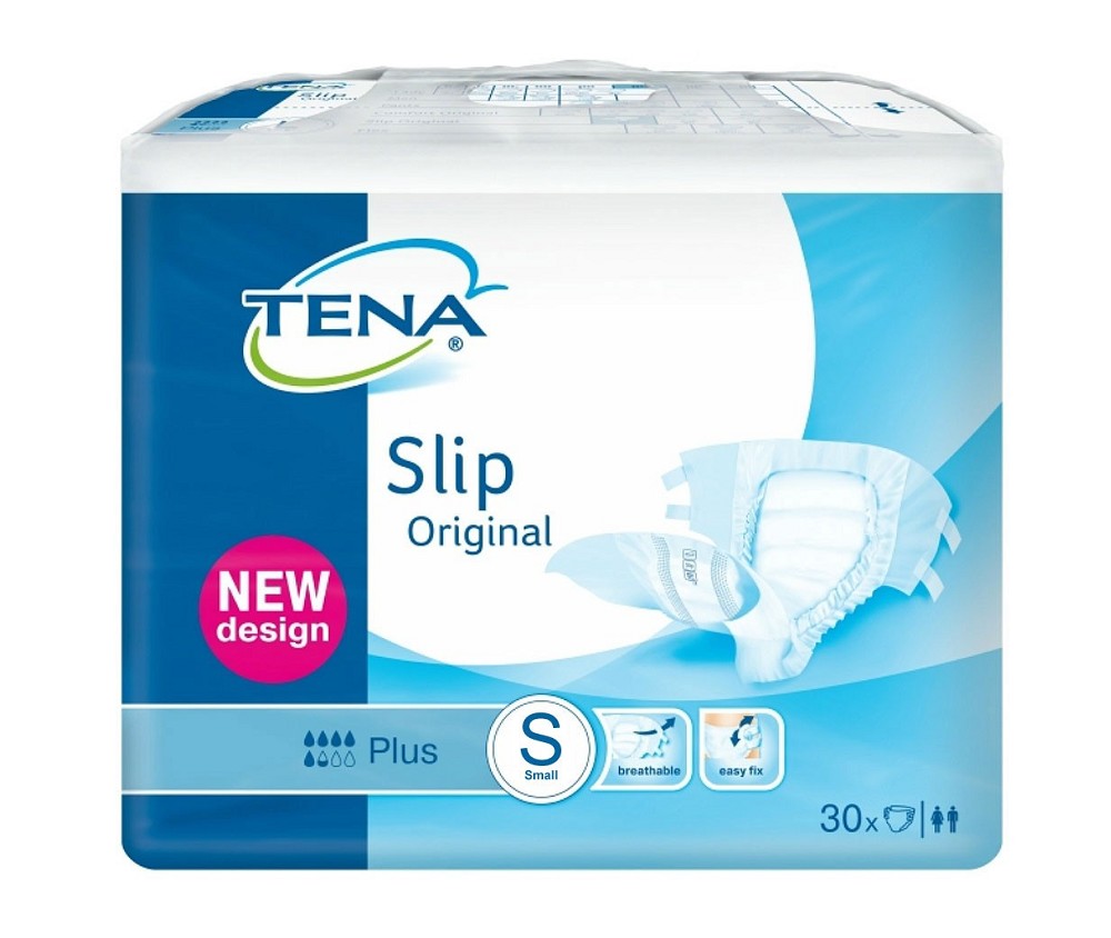 Tena Slip Original Plus - S (56 - 85 cm) - mit Folie