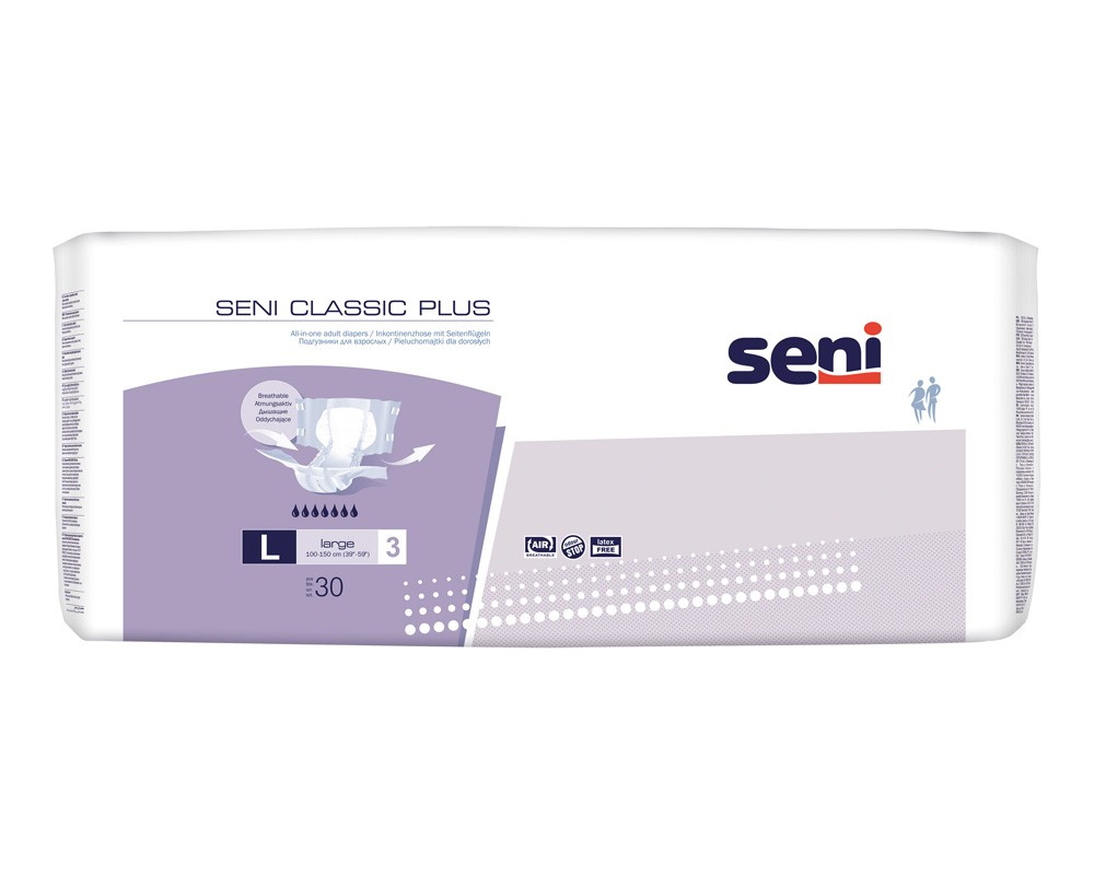 Seni Classic Plus - Large (100 - 150 cm) - Karton