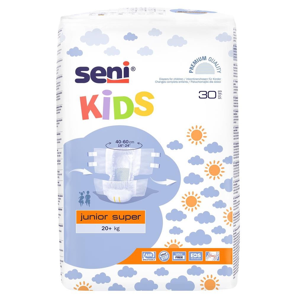Seni Kids - Junior Super - XS (40 - 60 cm) - 20+ kg - Karton
