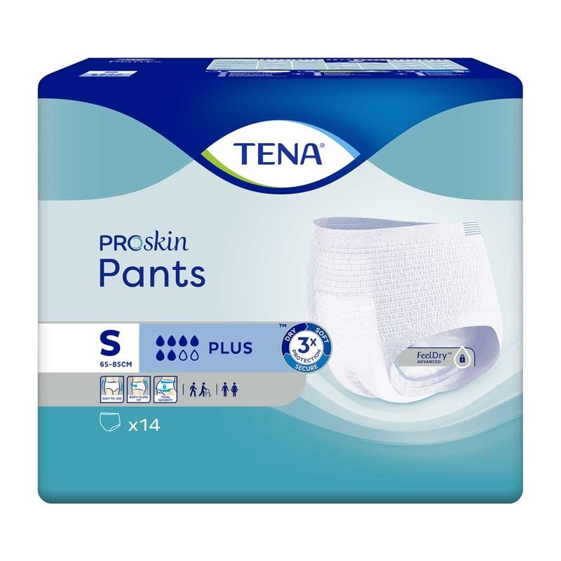 Tena Pants Plus ProSkin - S (65 - 85 cm) - Karton