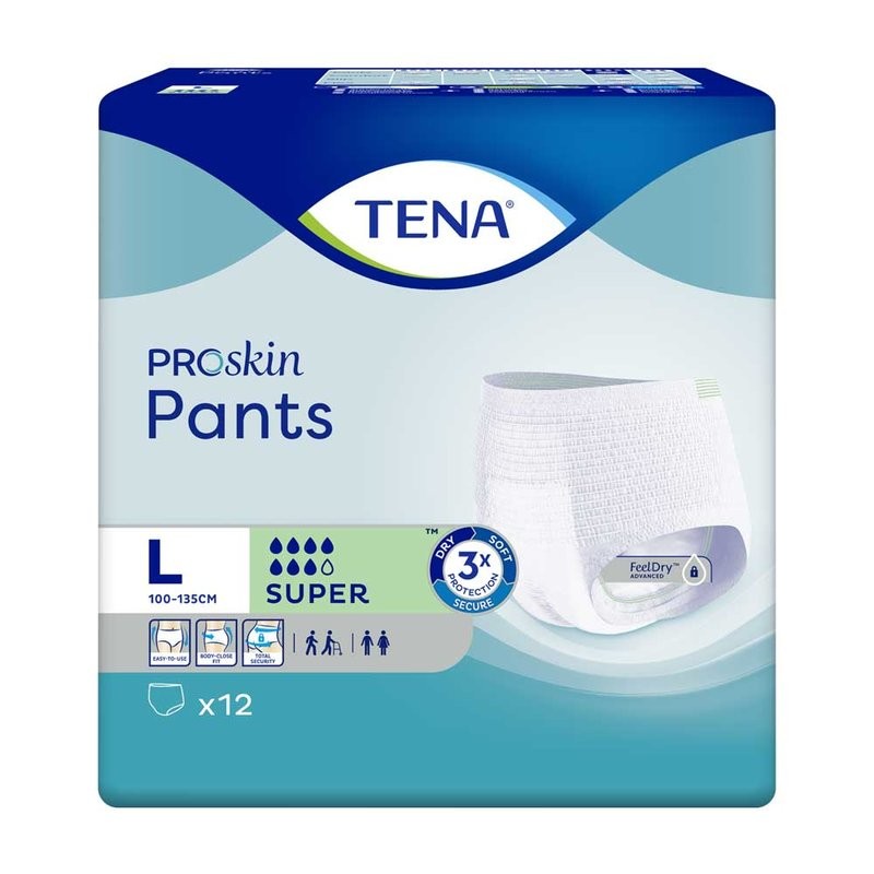 Tena Pants Super ProSkin - L (100 - 135 cm) - Karton