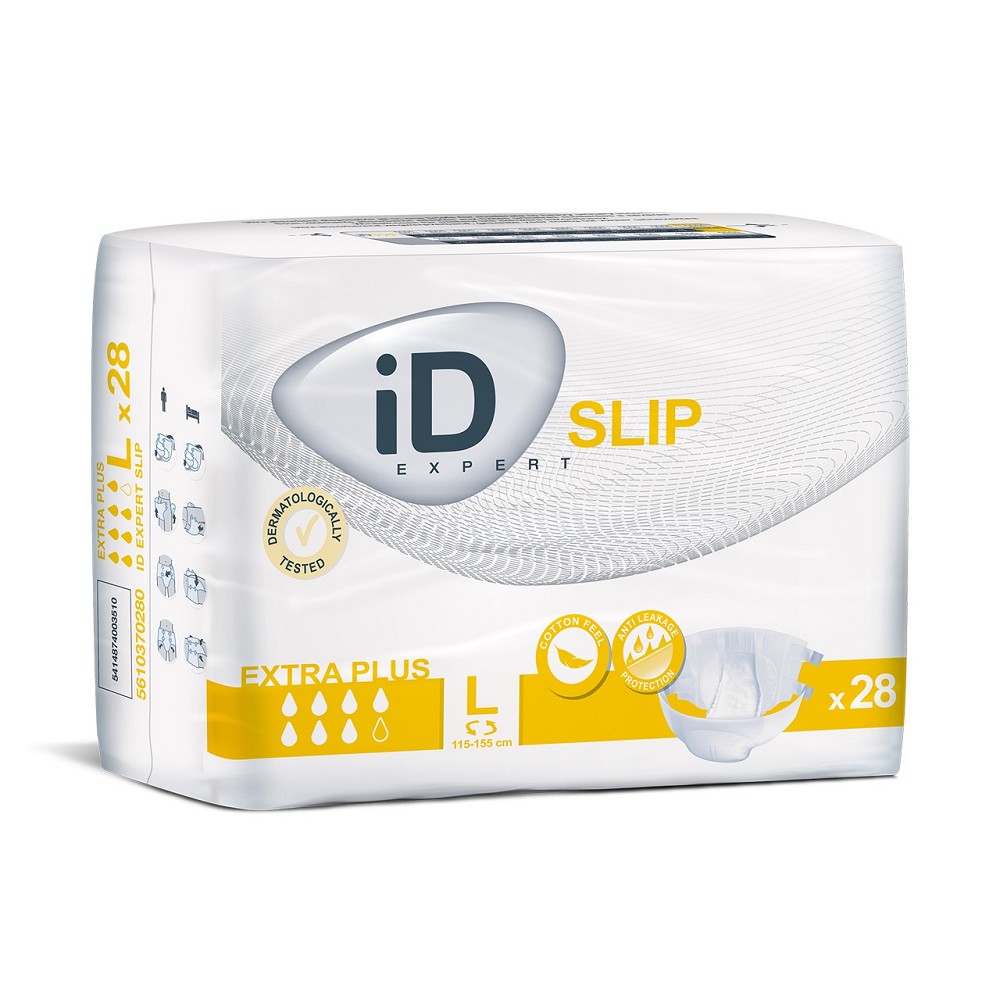 iD Expert Slip Extra Plus - Large - 28 Windeln - Cotton Feel