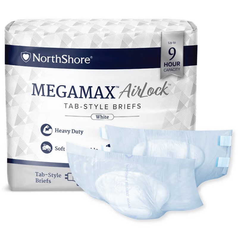 Northshore Megamax AirLock Windeln - Medium - weiß