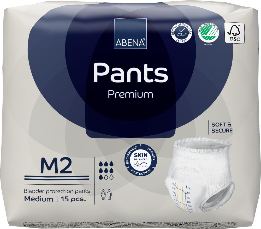 Abena Pants Premium - M2 (80 - 110 cm) - Karton