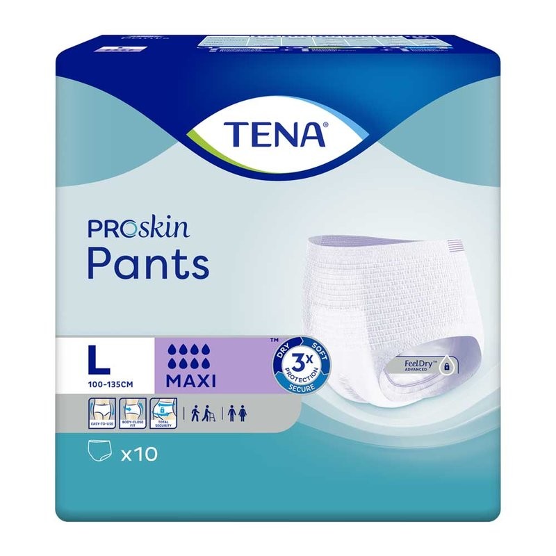 Tena Pants Maxi Proskin - L (100 - 135 cm) - 10 Pants