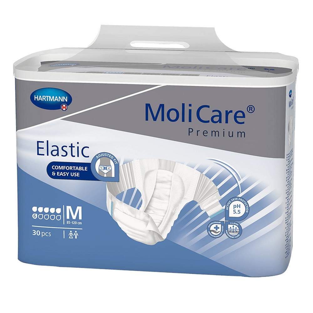 MoliCare Premium Elastic 6 Tropfen - Medium (90 - 120 cm)