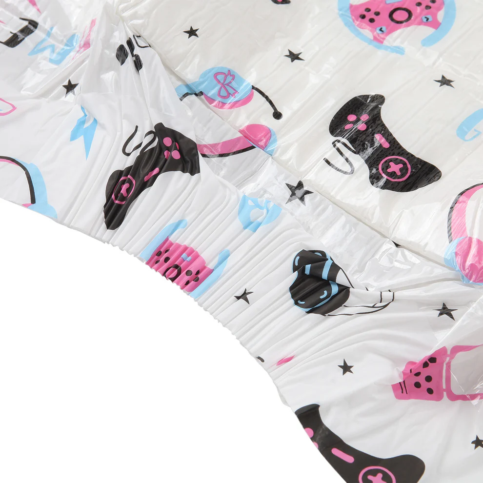 CutiePlusU Game Baby - M - bunte Windeln für Erwachsene