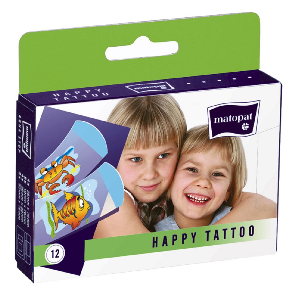 Happy Tattoo - Kinderpflaster mit lustigen Motiven