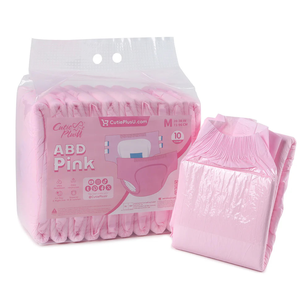 CutiePlusU ABD Pink - L - Folienwindeln für Erwachsene