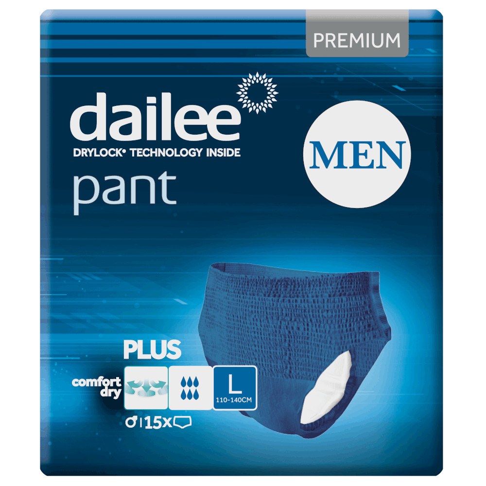 Dailee Pant Men Premium Plus - L (110 - 140 cm) - Karton