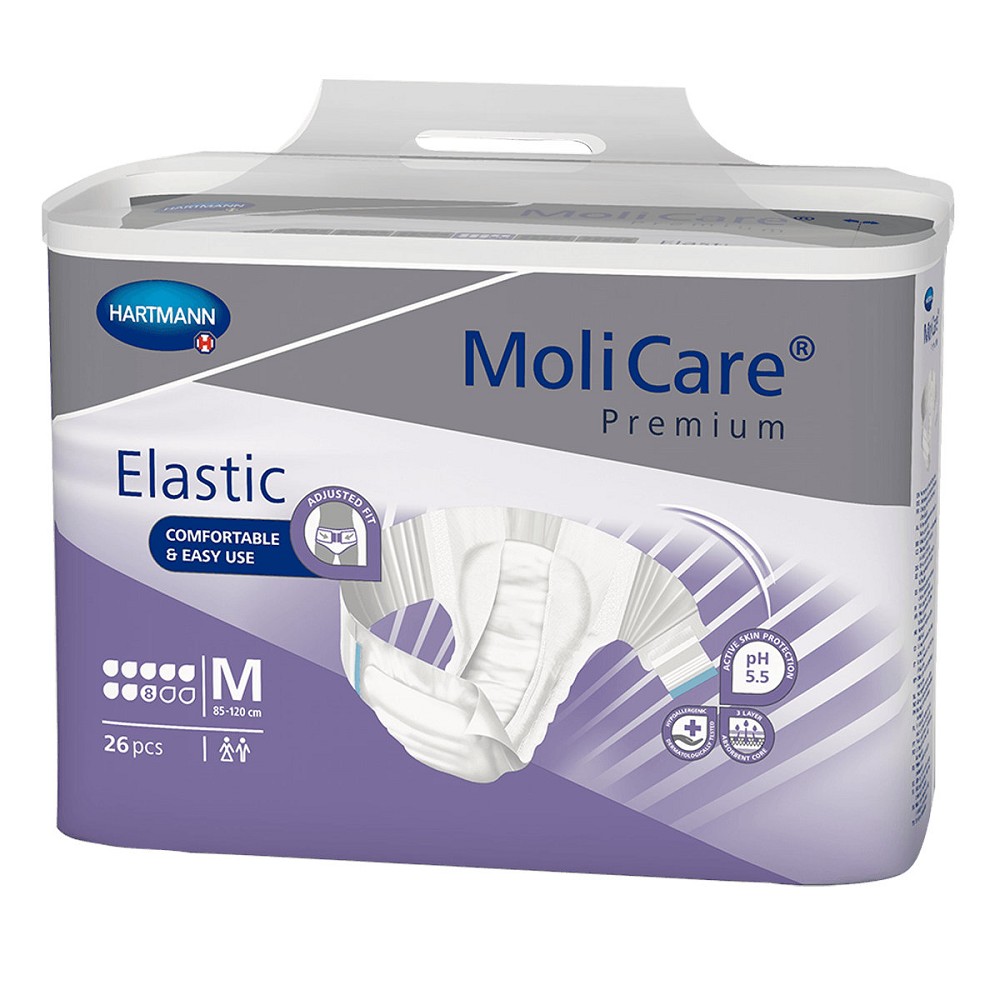 MoliCare Premium Elastic 8 Tropfen - Medium (90 - 120 cm)