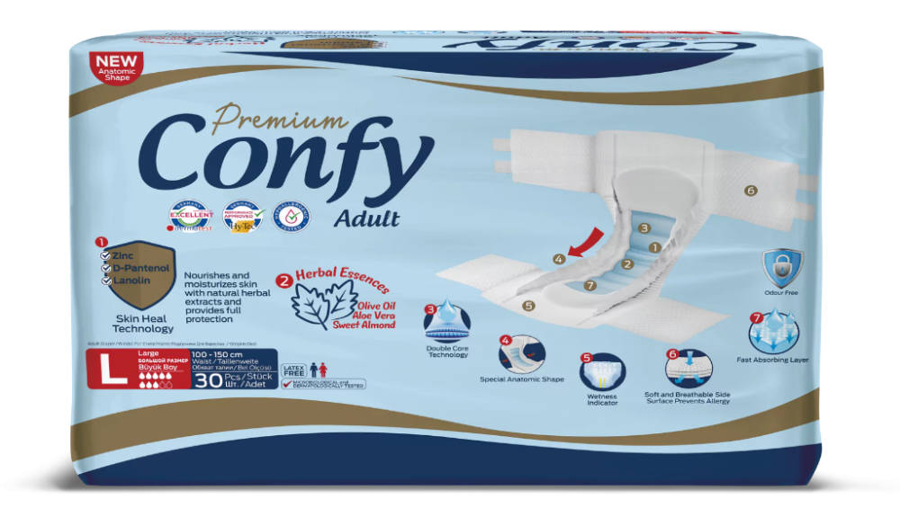 Confy Premium Slip - Large Windeln für Erwachsene - Probe