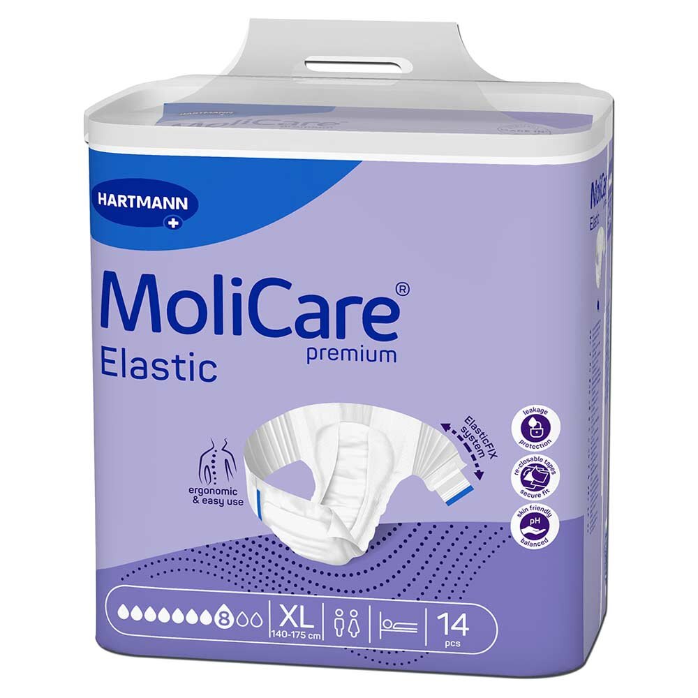 MoliCare Premium Elastic 8 Tropfen - X-Large - Karton