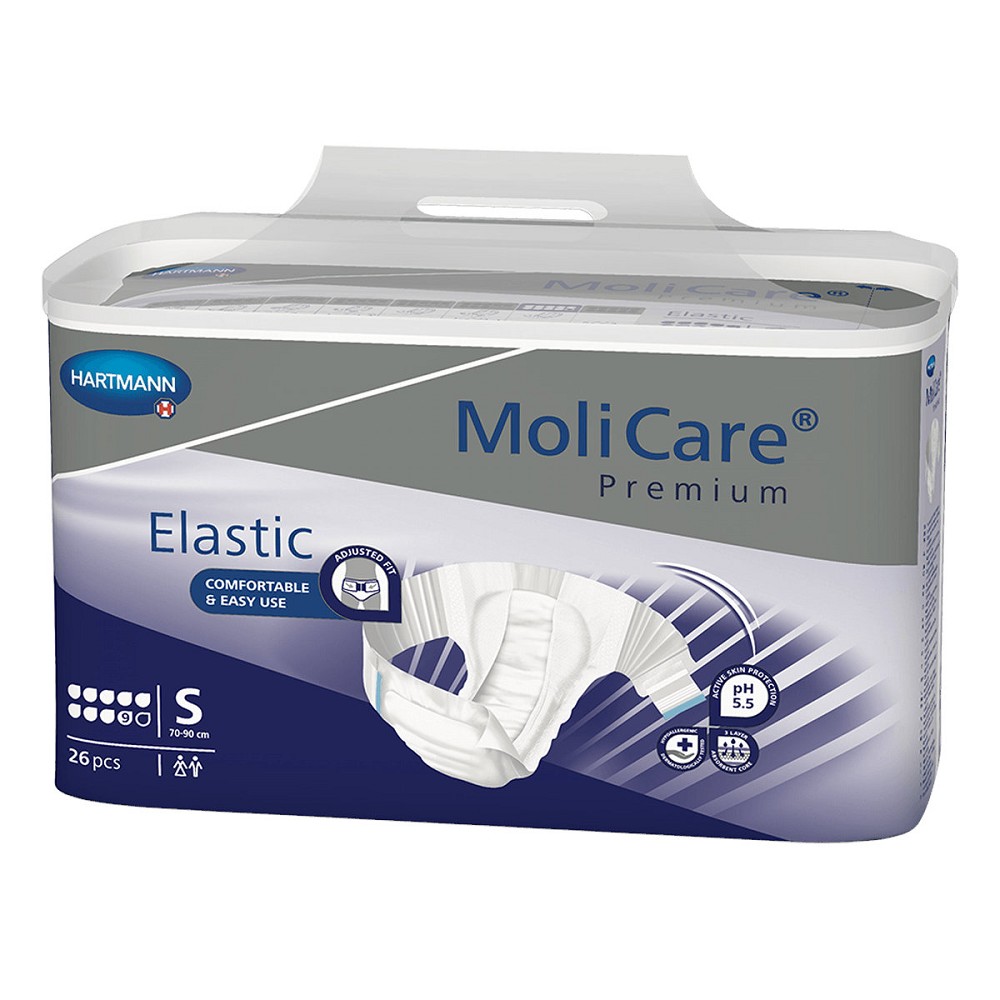 MoliCare Premium Elastic 9 Tropfen - Small (60-90 cm)