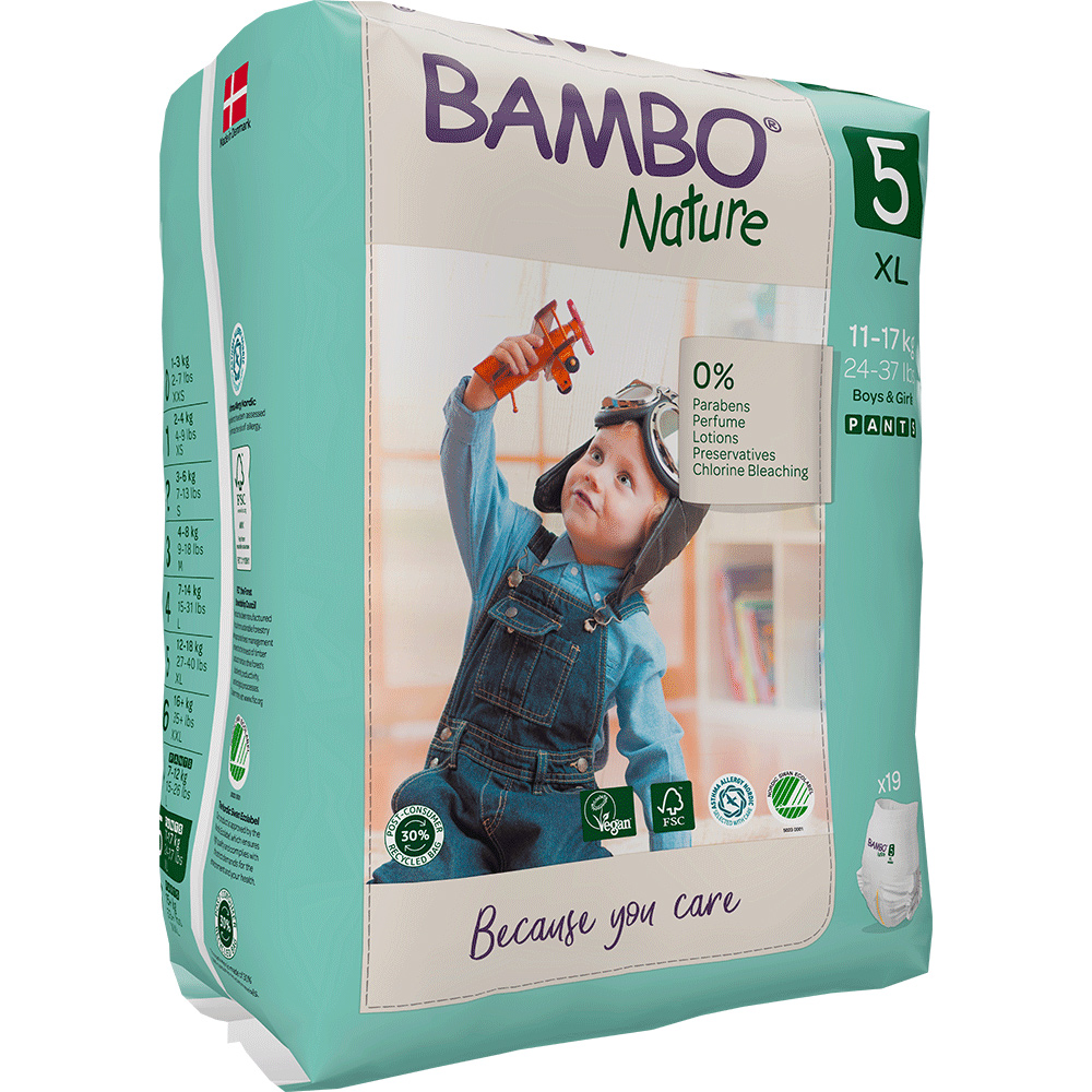Bambo Nature Pants Junior - Größe 5 (11 - 17 kg) - 19 Pants