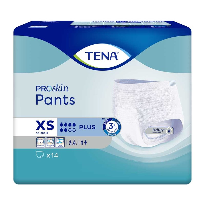 Tena Pants Plus ProSkin - XS (50-70 cm)
