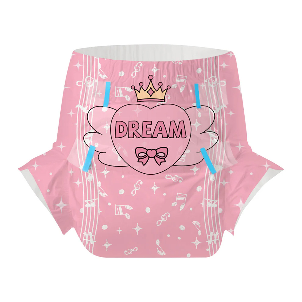 CutiePlusU Baby Melody - L - bunte Windeln für Erwachsene