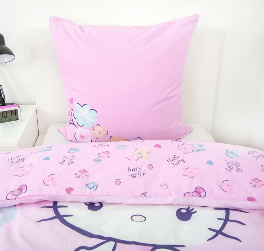 Kinderbettwäsche Hello Kitty - Baumwolle Renforcé