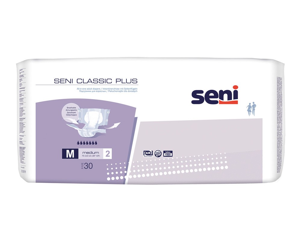 Seni Classic Plus - Medium (75 - 110 cm) - Windeln