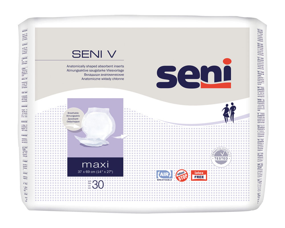 Seni San Vlies Maxi - anatomische Saugvorlagen
