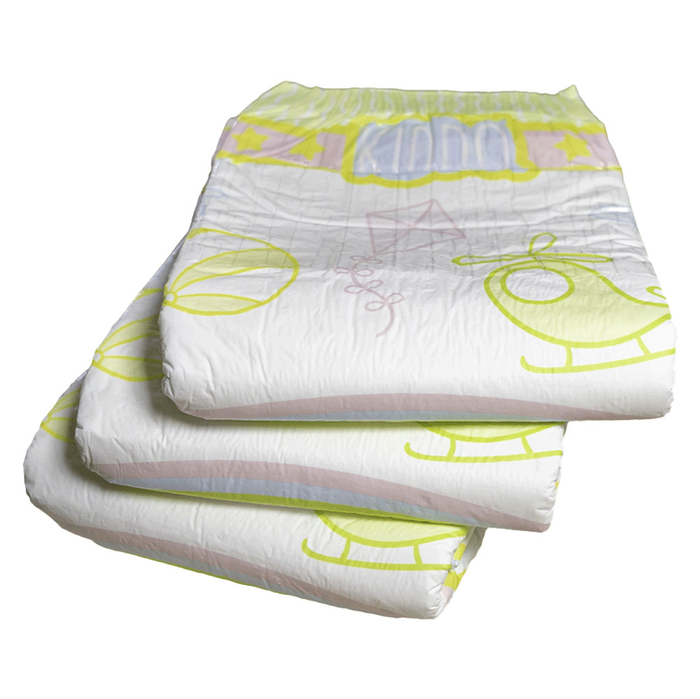 Kiddo Playtime - Large - bunte Erwachsenenwindel