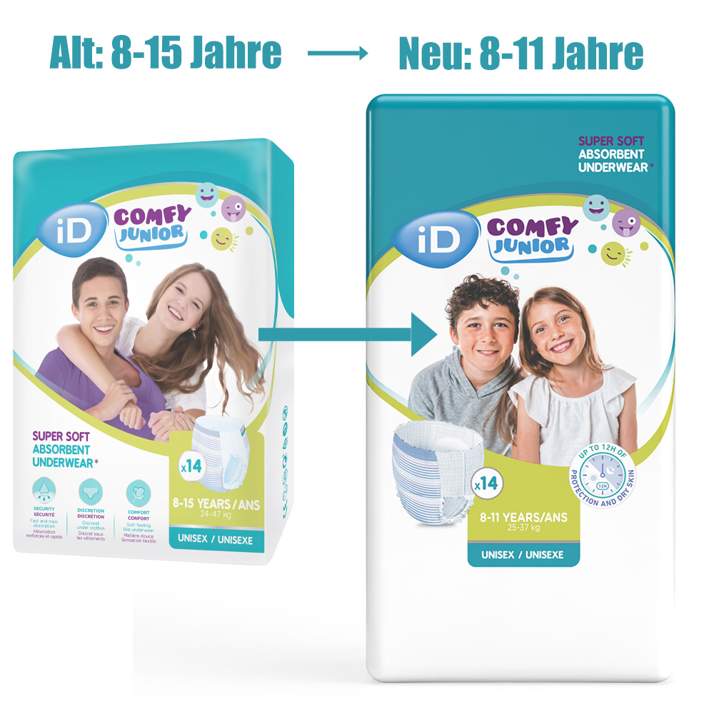 iD Comfy Junior Pants - für Kids von 8-11 Jahren - Probe