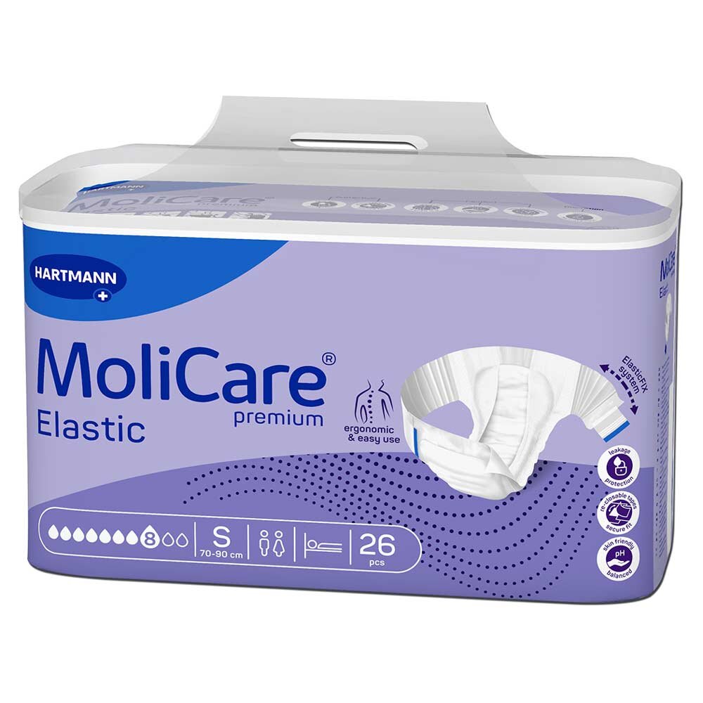 MoliCare Premium Elastic 8 Tropfen - Small (60-90 cm) Probe