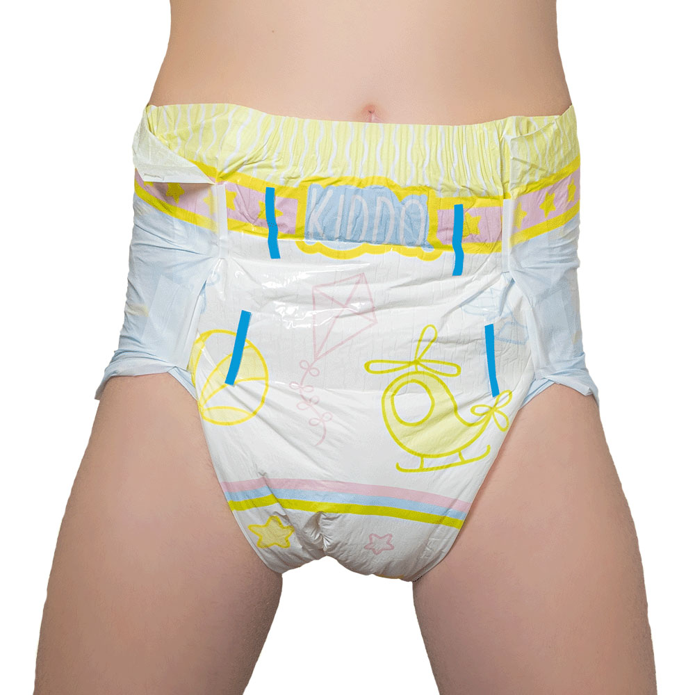 Kiddo Playtime - Large - bunte Erwachsenenwindel