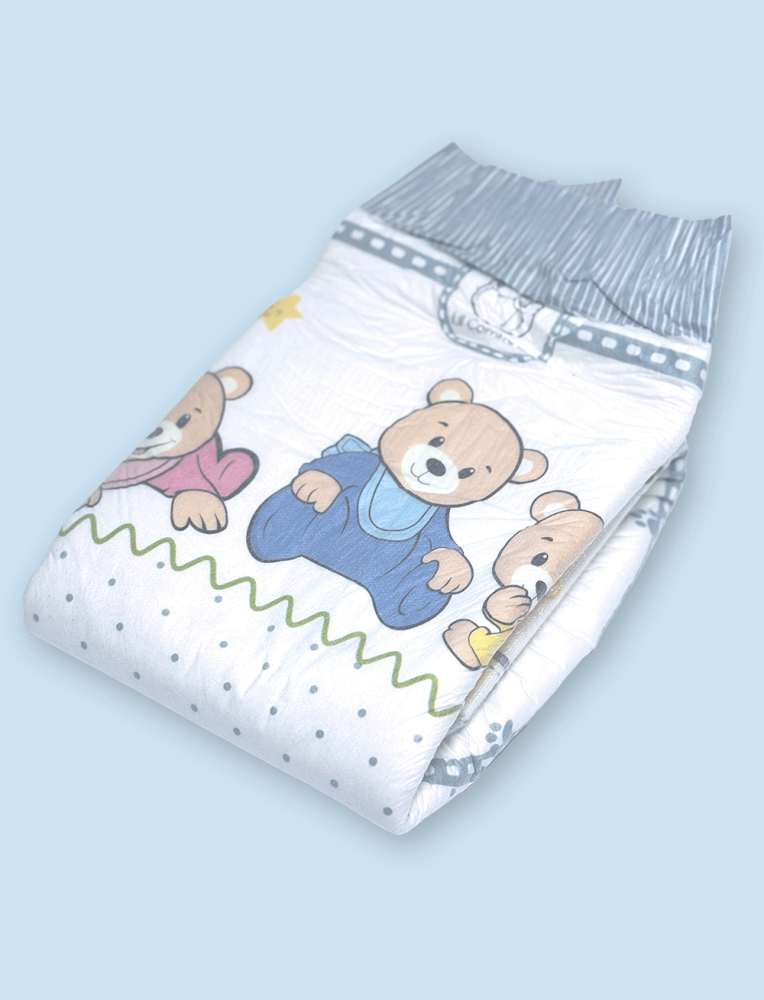 Lil Comforts Teddy Bums - M - bunte Erwachsenenwindel
