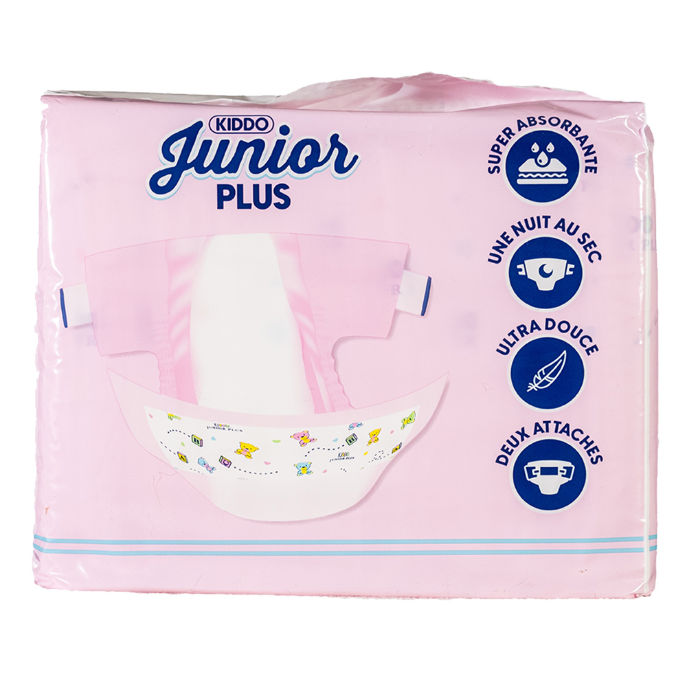 Kiddo Junior Plus Pink - bunte Erwachsenenwindel - L - Probe