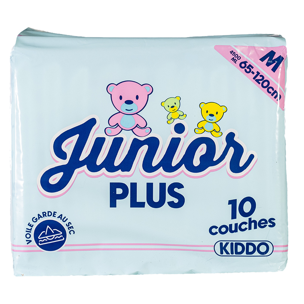 Kiddo Junior Plus Blau - bunte Erwachsenenwindel - M - Probe