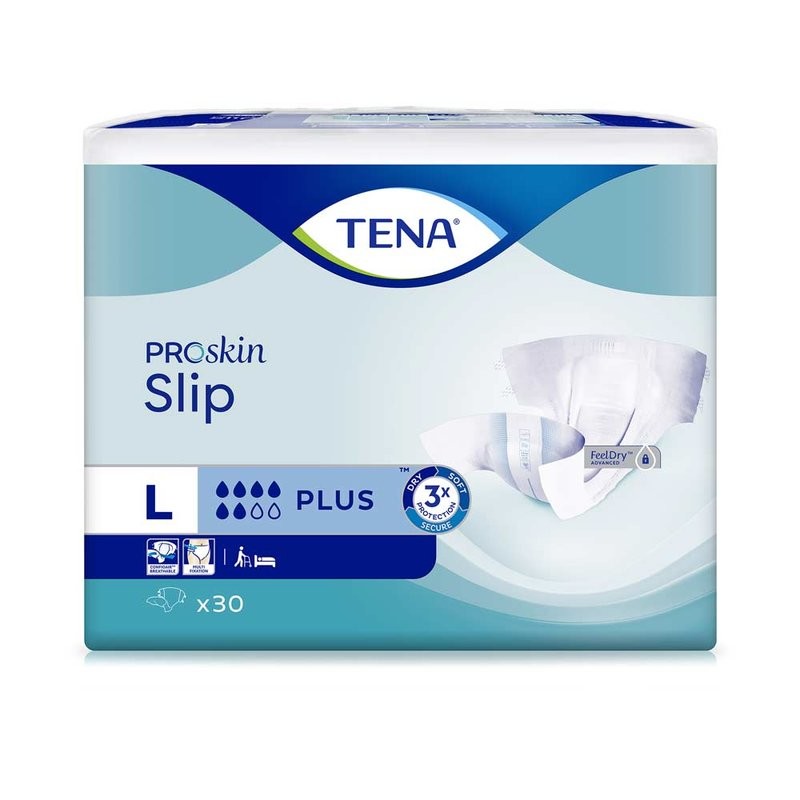 Tena Slip Plus - L (92-144 cm) - ProSkin - Karton