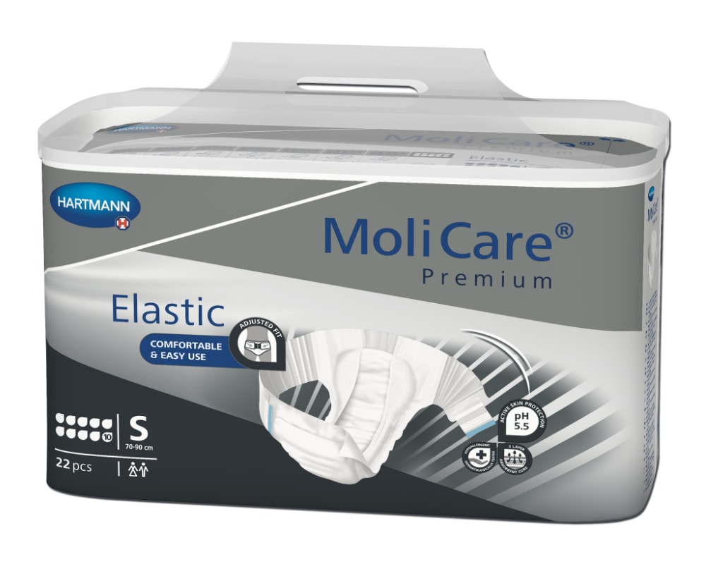 MoliCare Premium Elastic 10 Tropfen - Small (60-90 cm)