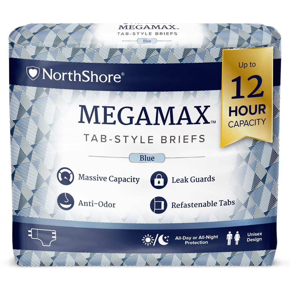 Northshore Megamax Windeln - Medium - blau - Karton