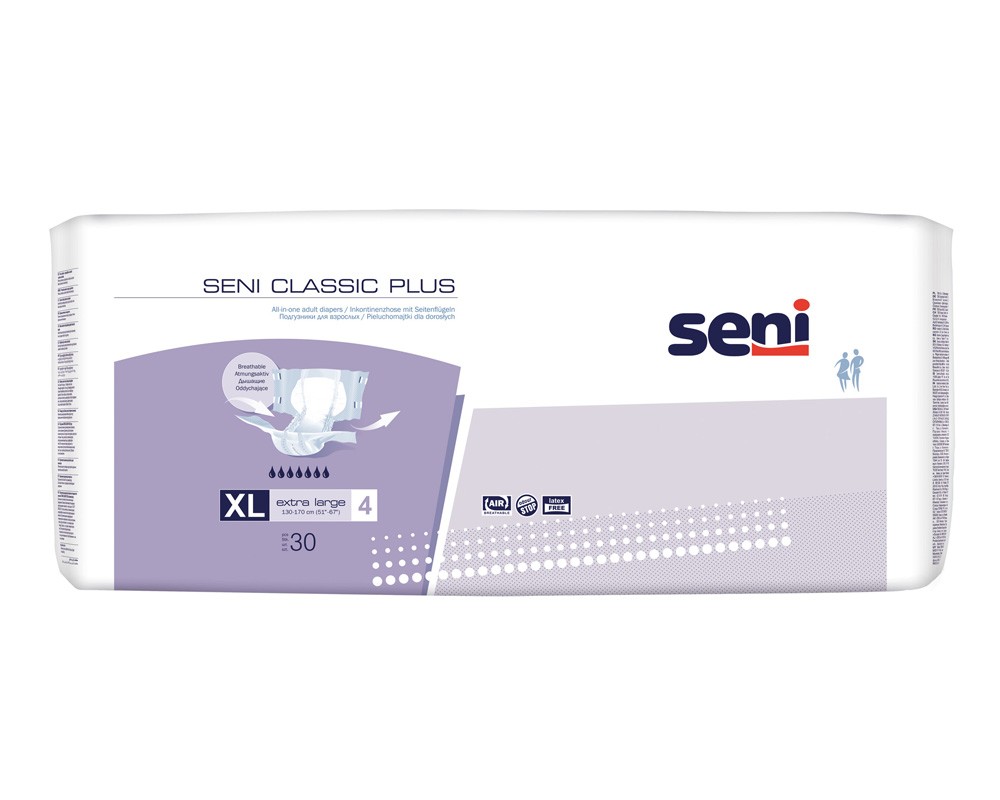 Seni Classic Plus - X-Large (130 - 170 cm) - Karton