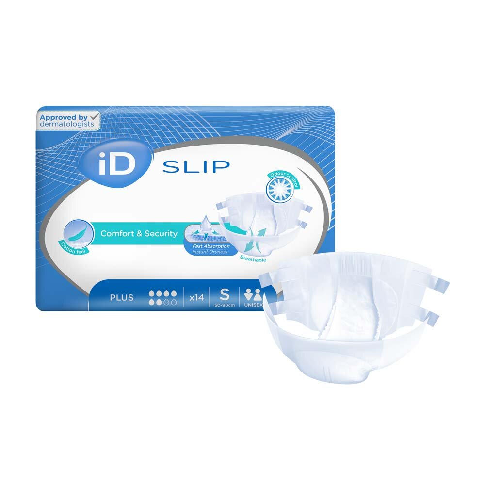 iD Slip Plus - Small - 14 Windeln - Karton
