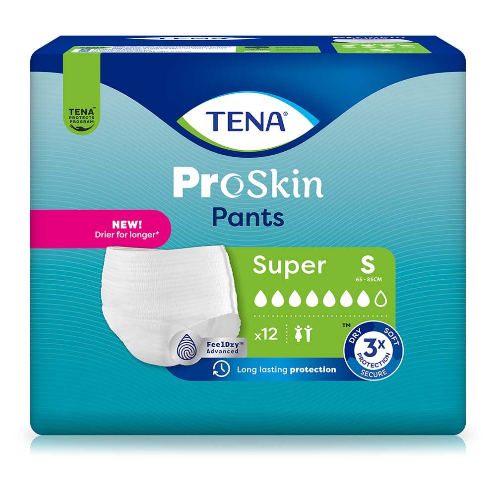 Tena Pants Super ProSkin - S (65 - 85 cm) - 12 Pants