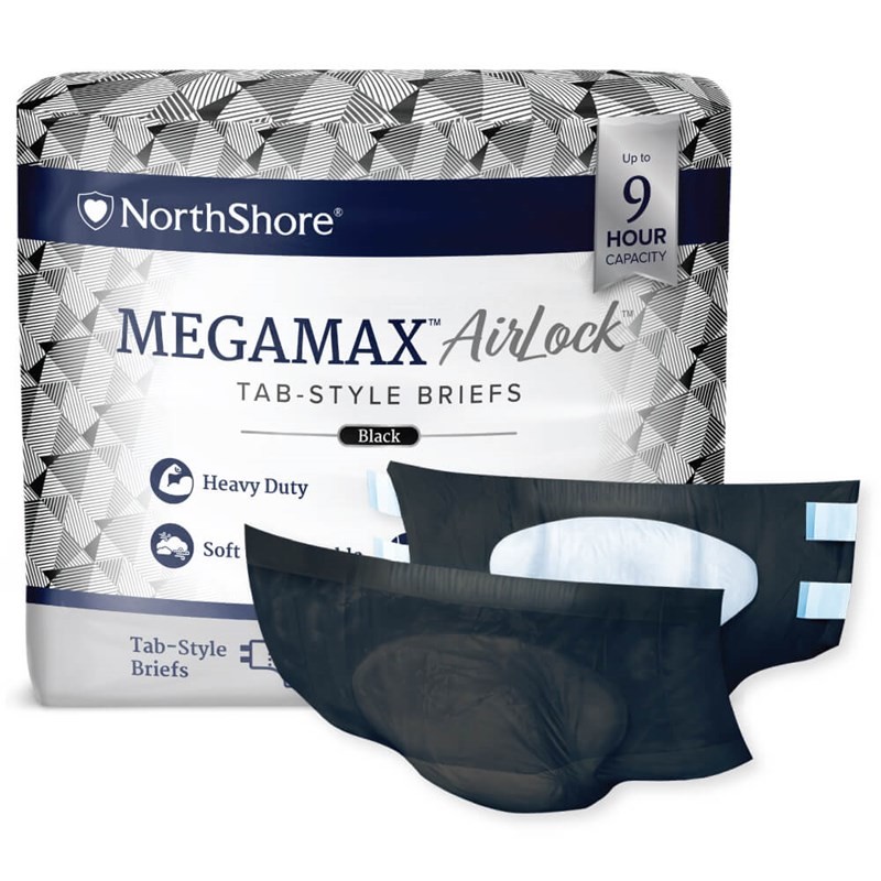 Northshore Megamax AirLock Windeln - Medium - schwarz